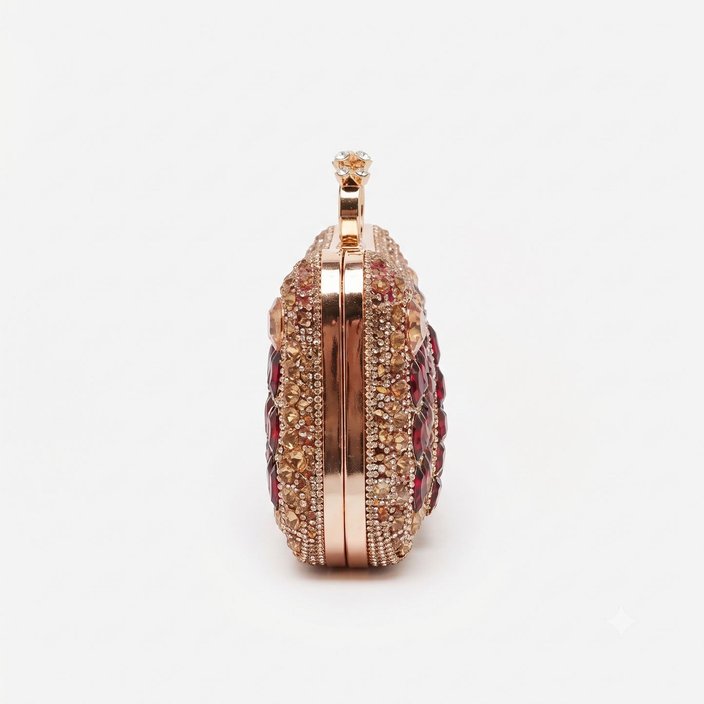 Royal Ruby Red Crystal Clutch