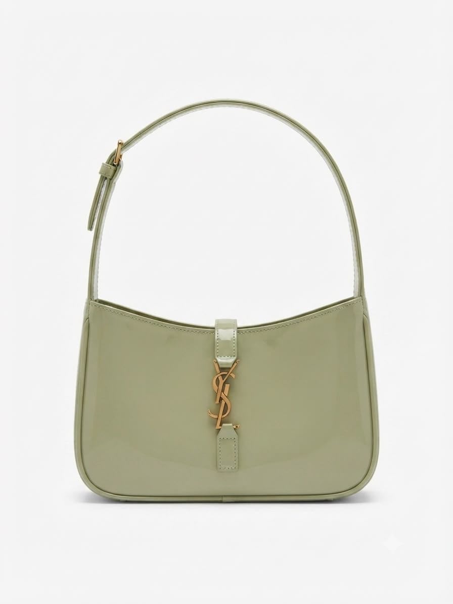 YSL Side Carry Bag - Burgundy
