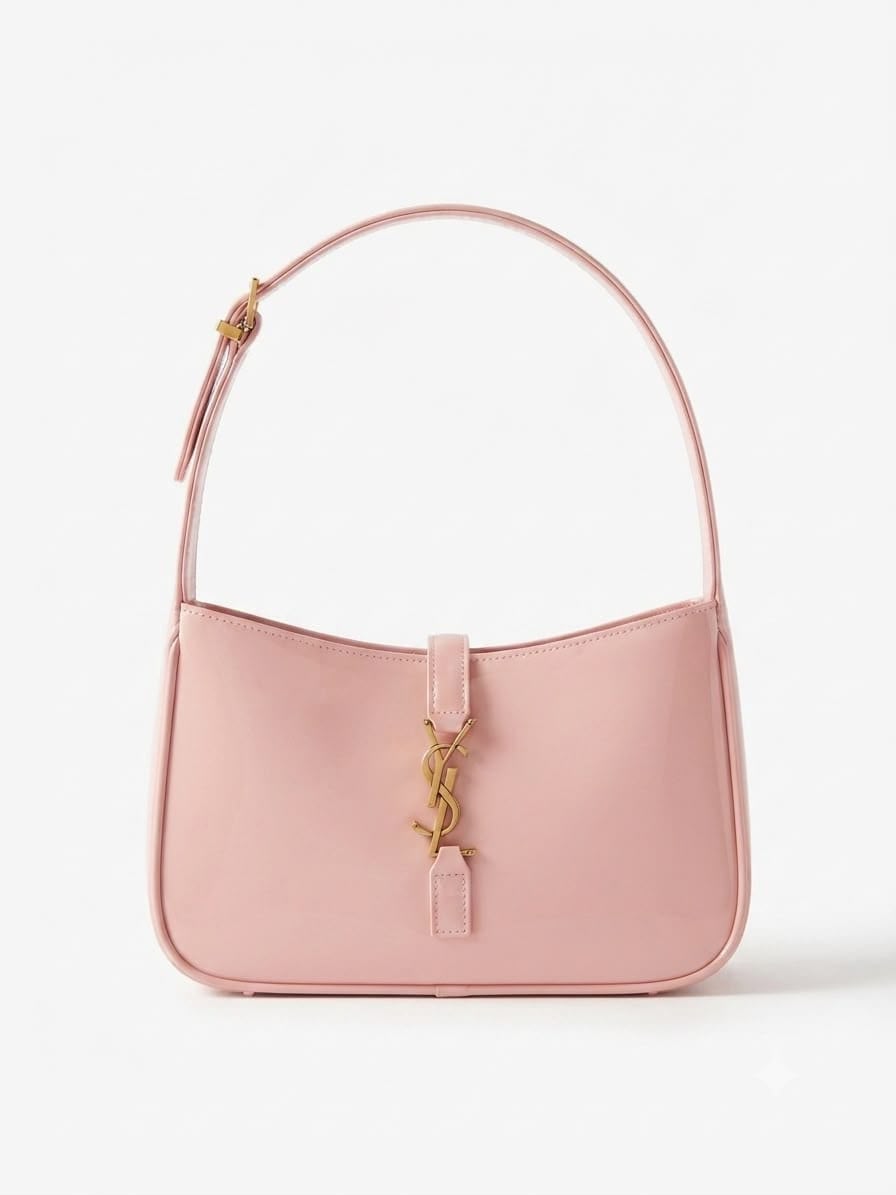 YSL Side Carry Bag - Dusty Pink