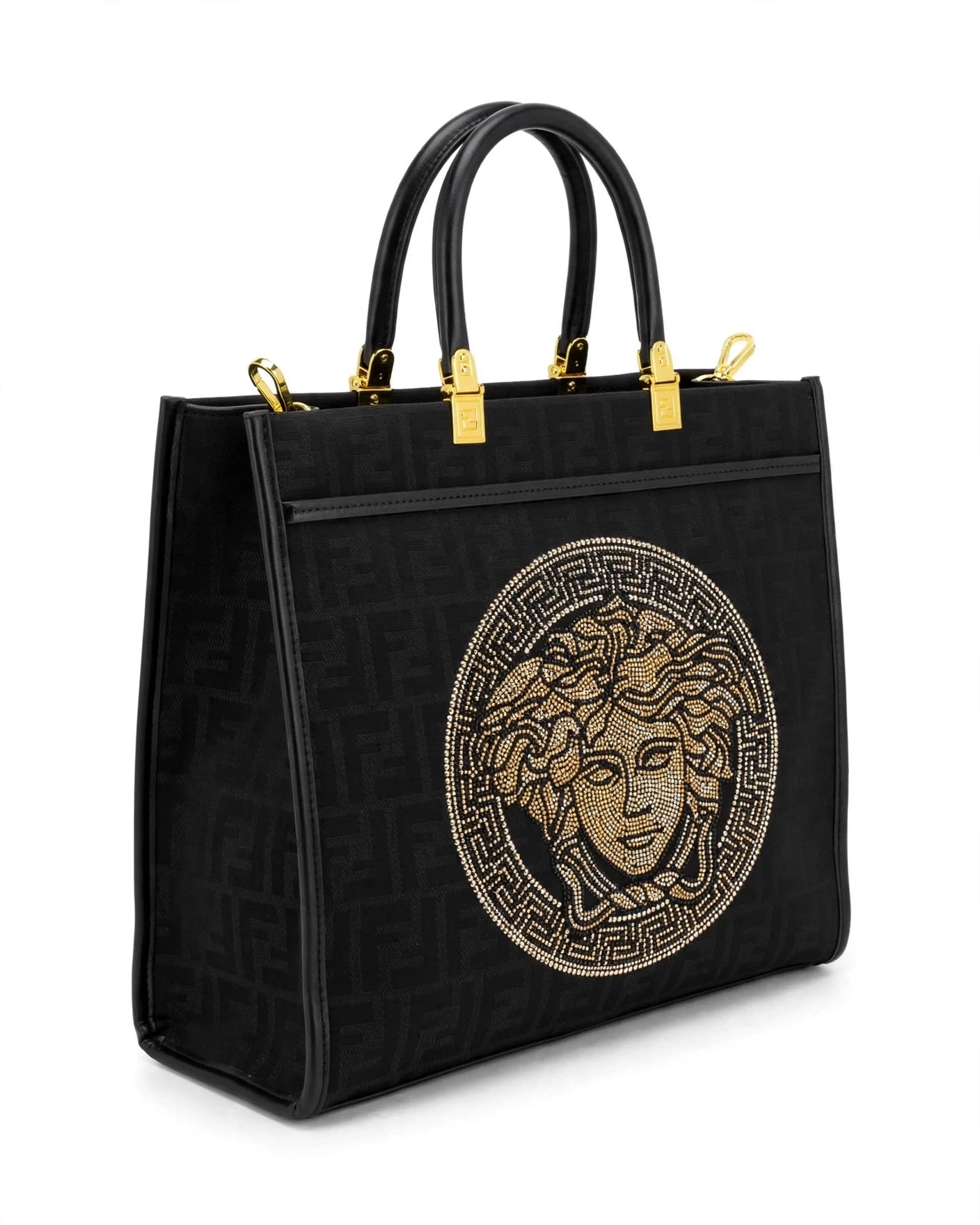 Fendi x Versace Tote Bag Black - Studio