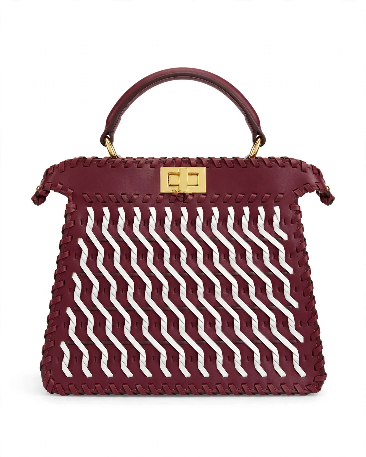 Fendi Peekaboo Mini Woven Bag