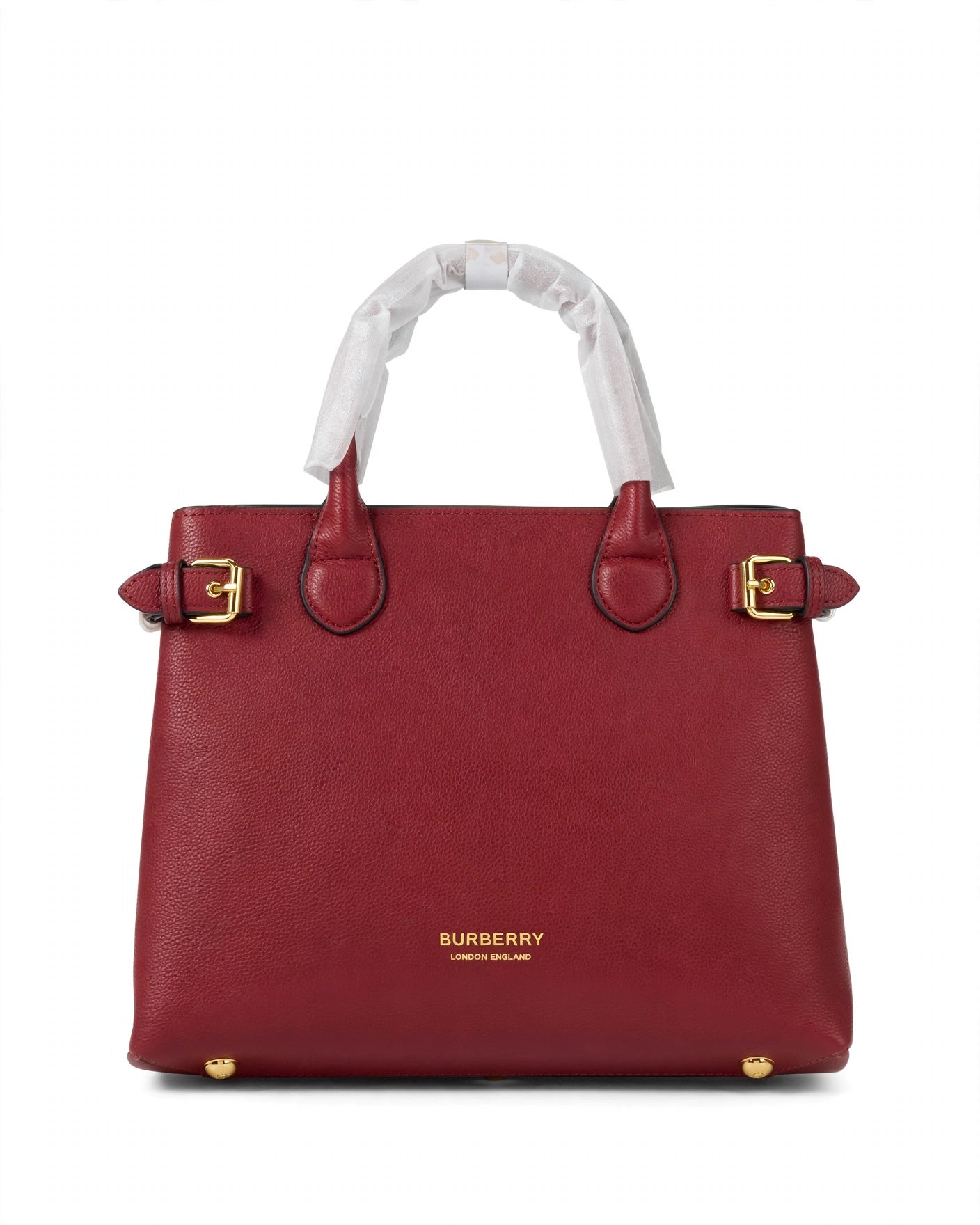 Burberry Banner Tote Bag – Burgundy, front view