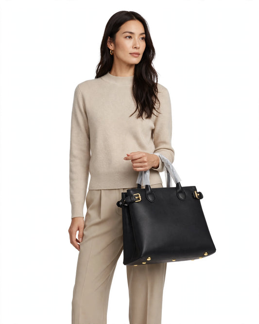 Burberry Banner Tote Bag – model wearing