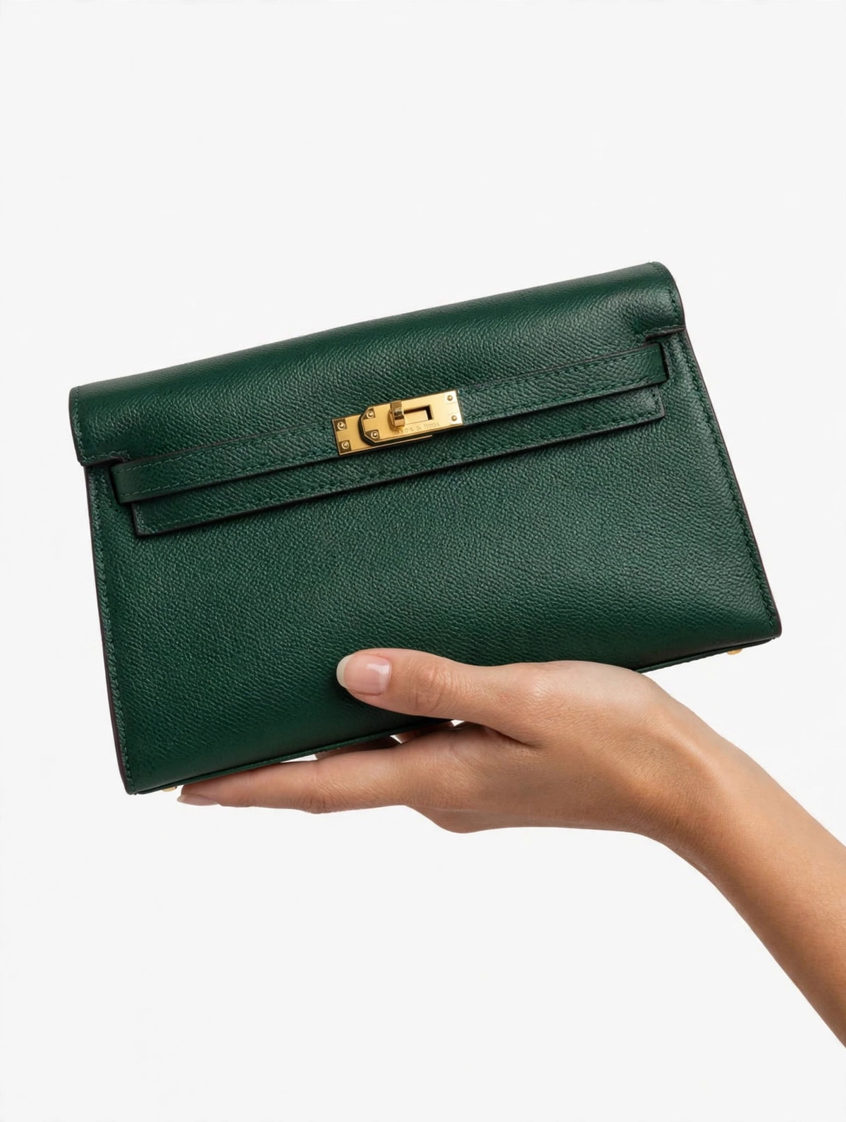 Kelly Clutch Bag – Gold Hardware