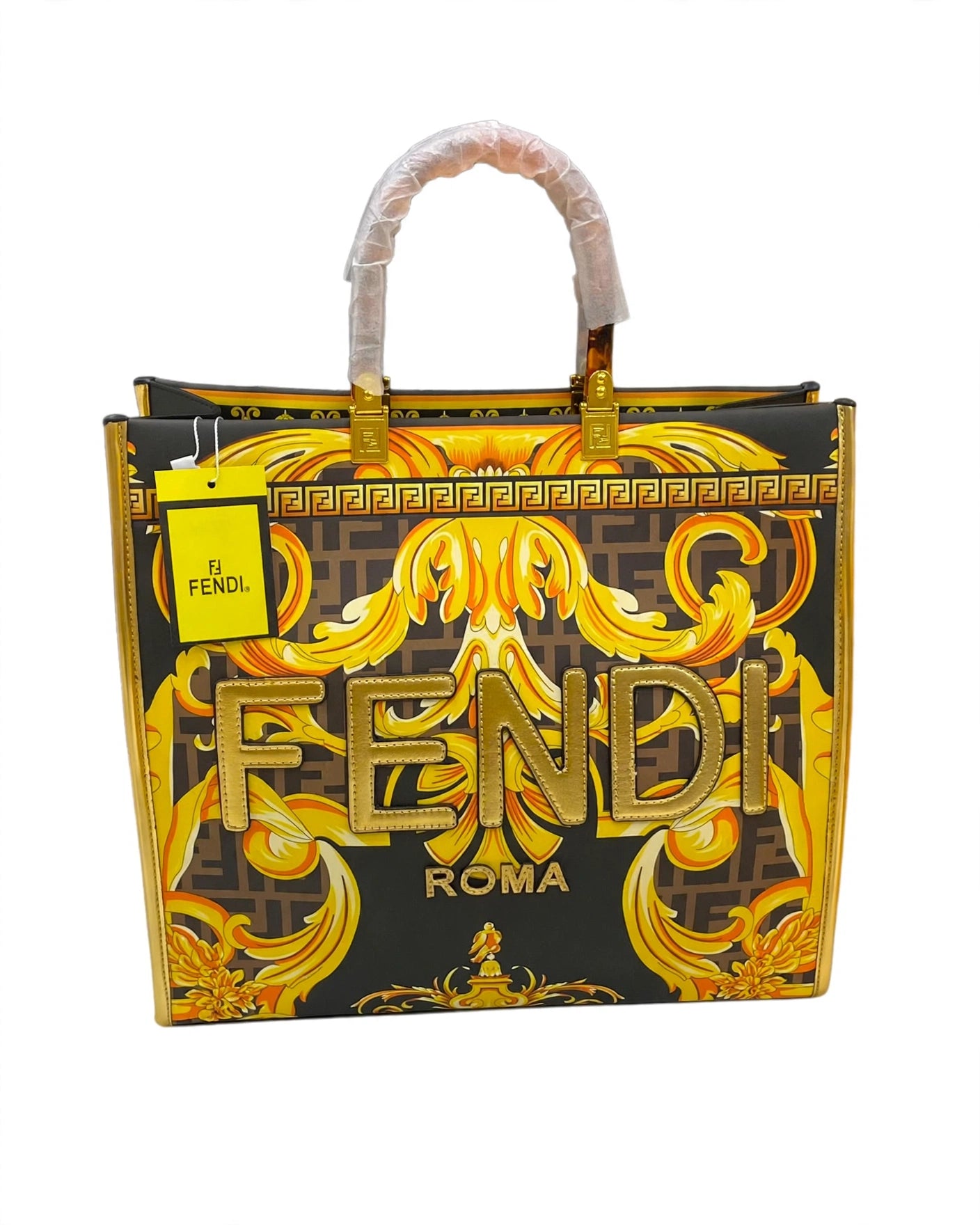 Baroque tote bag front view