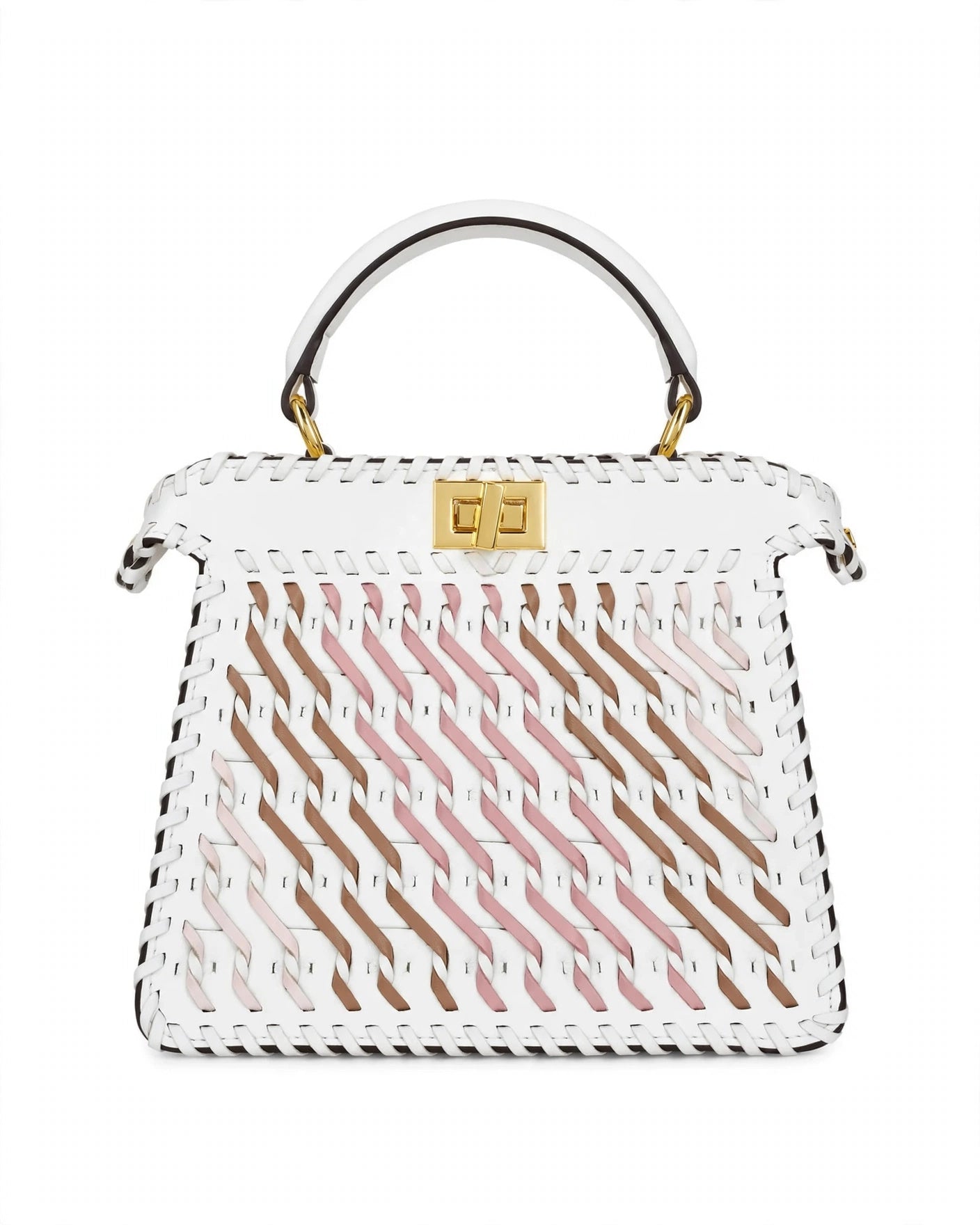 Fendi Peekaboo Mini Woven Bag